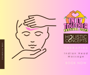 In It Together Festival 2023. Indian Head Massage In it together